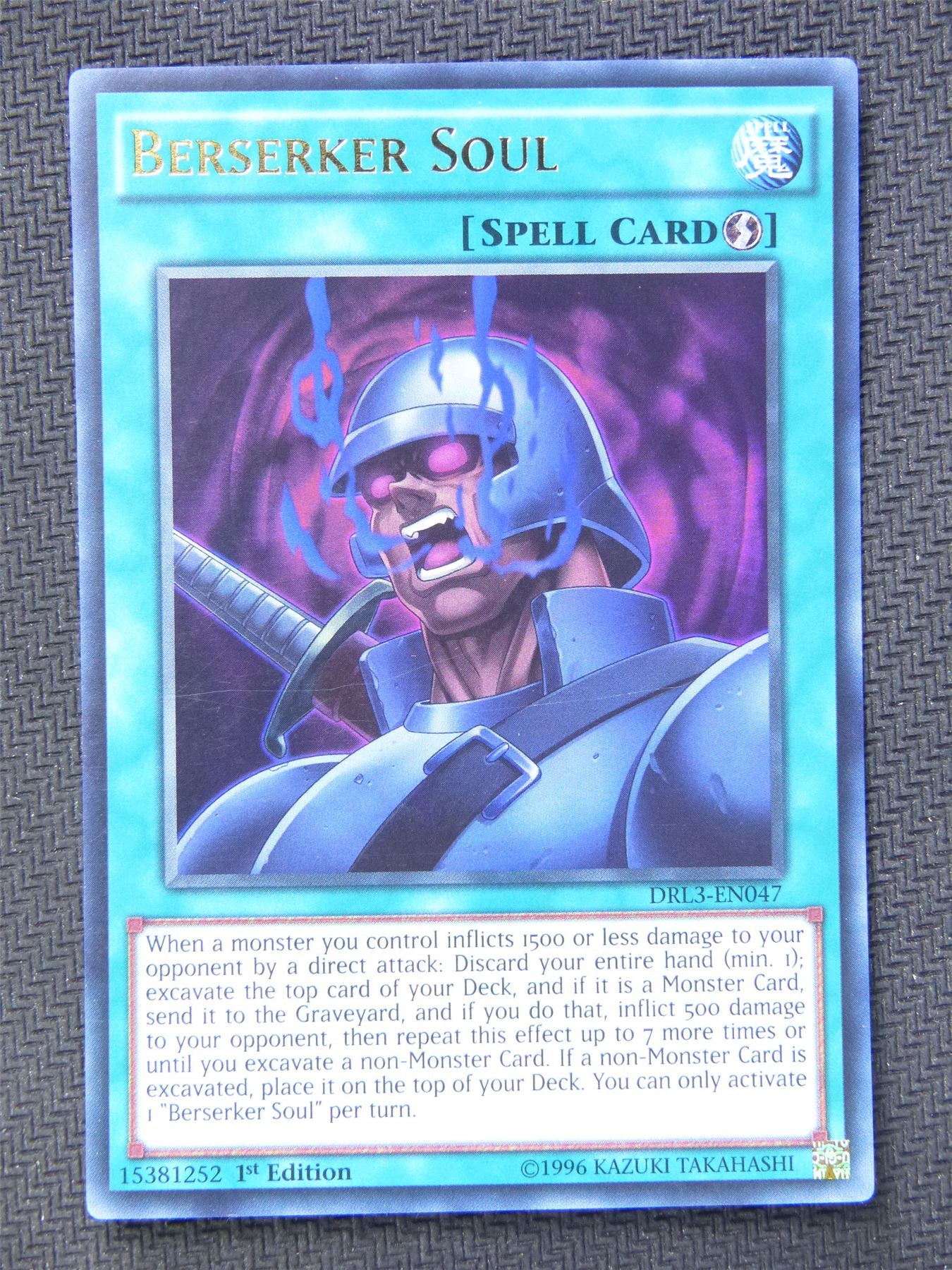 Berserker Soul DRL3 - Ultra Rare - Yugioh Card #5J2