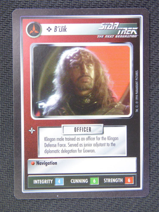 B iJik Black Border - Star Trek CCG Next Gen #504