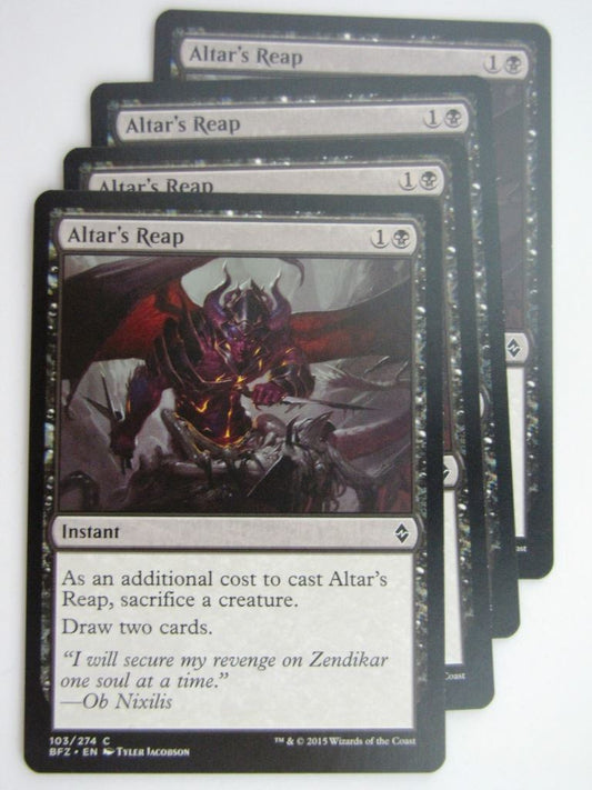 MTG Cards: BATTLE FOR ZENDIKAR: ALTAR'S REAP x4 # 37A54