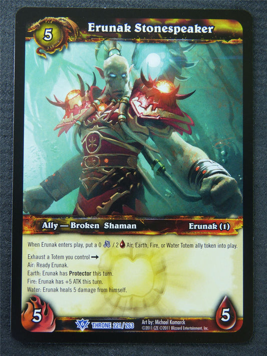 Erunak Stonespeaker - Rare - World Of Warcraft #1LT