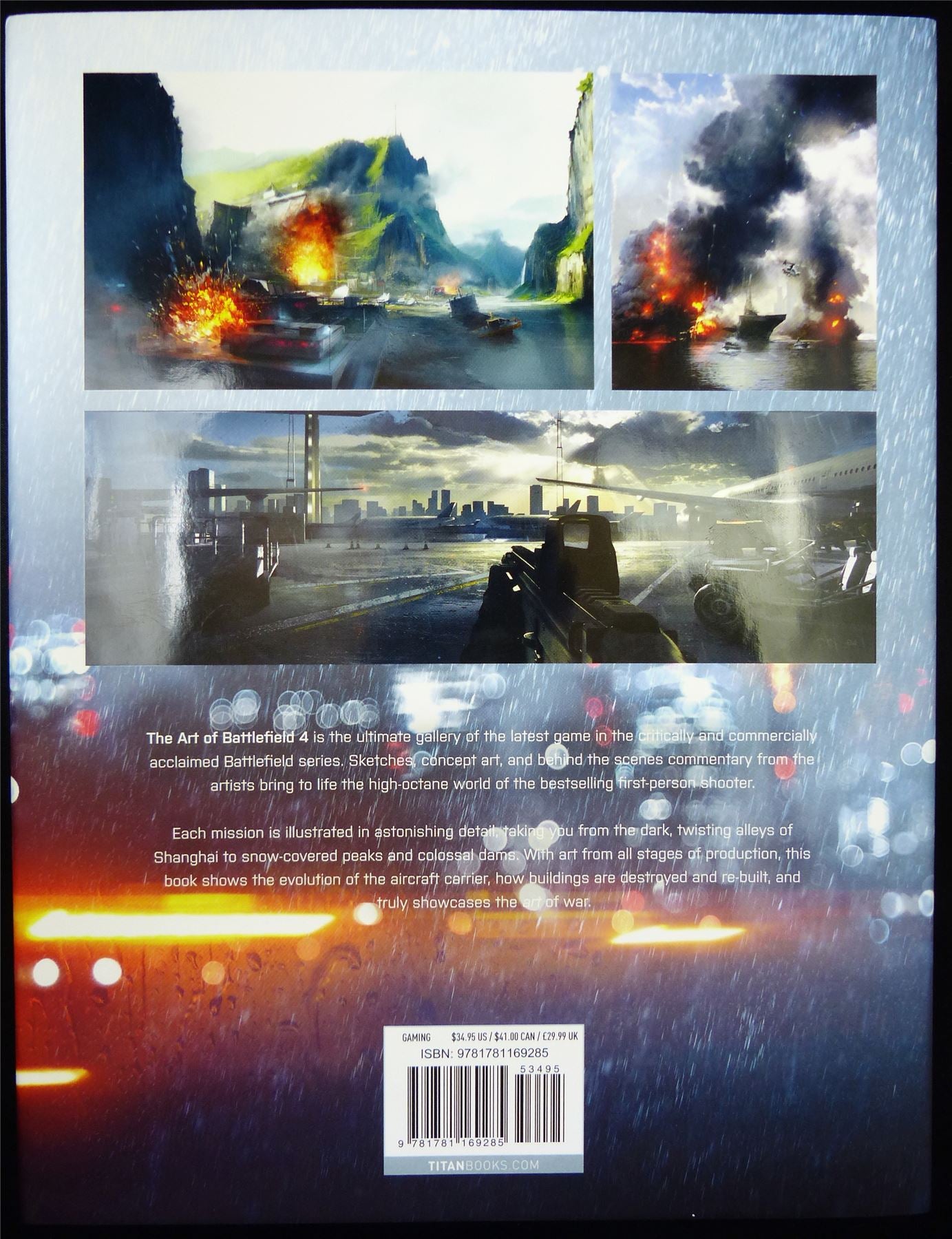 The Art of BATTLEFIELD 4 - Titan Art Book Hardback #ZU