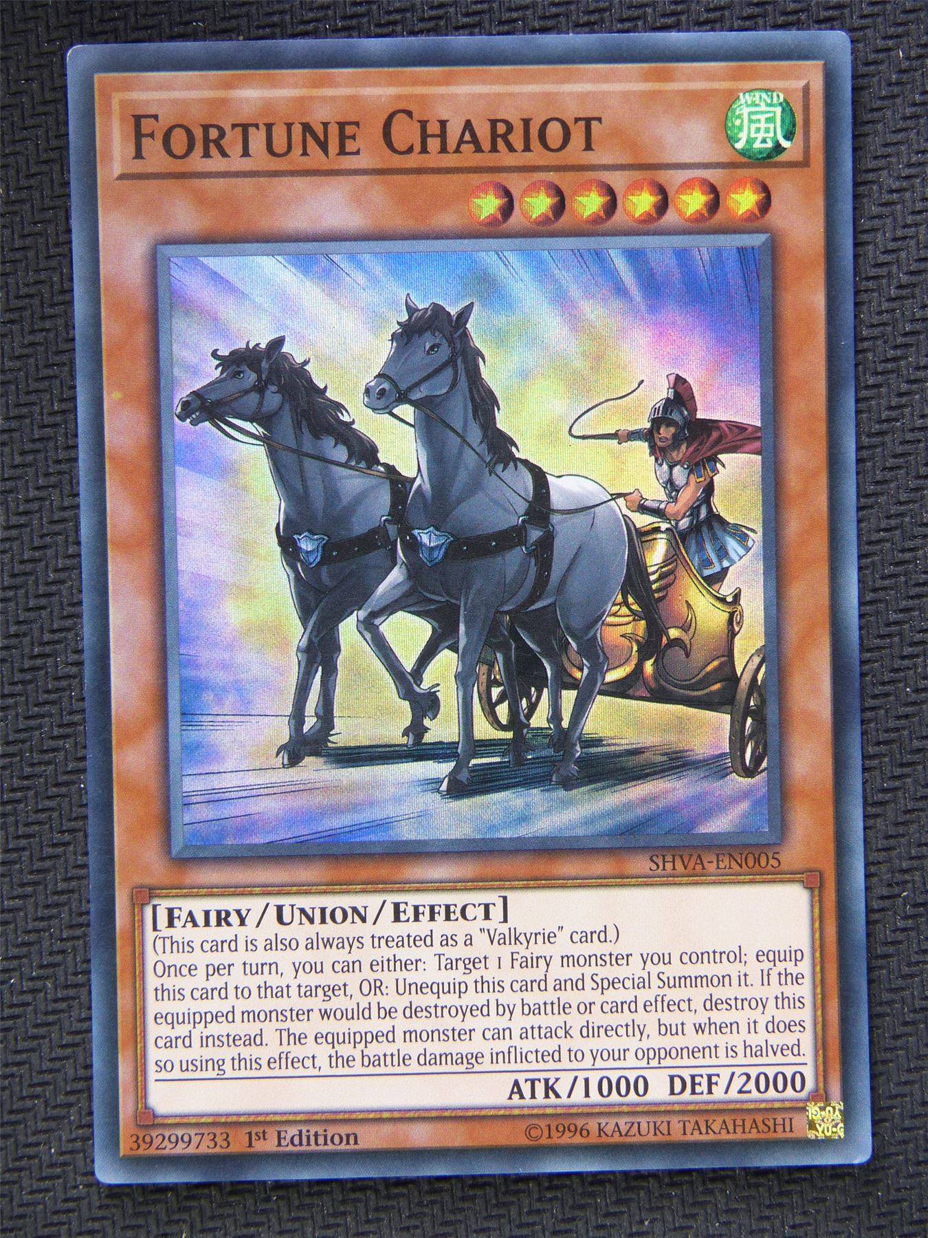 Fortune Chariot SHVA - Super Rare - Yugioh Card #61H