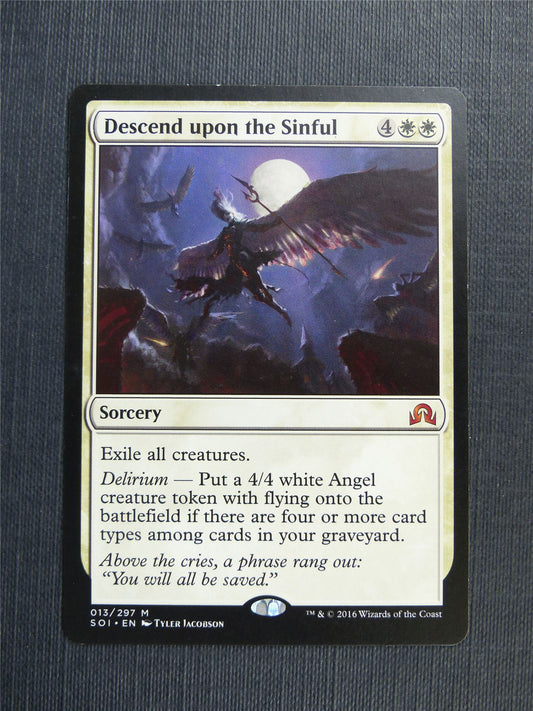 Descend Upon the Sinful - Mtg Magic Cards #4K5