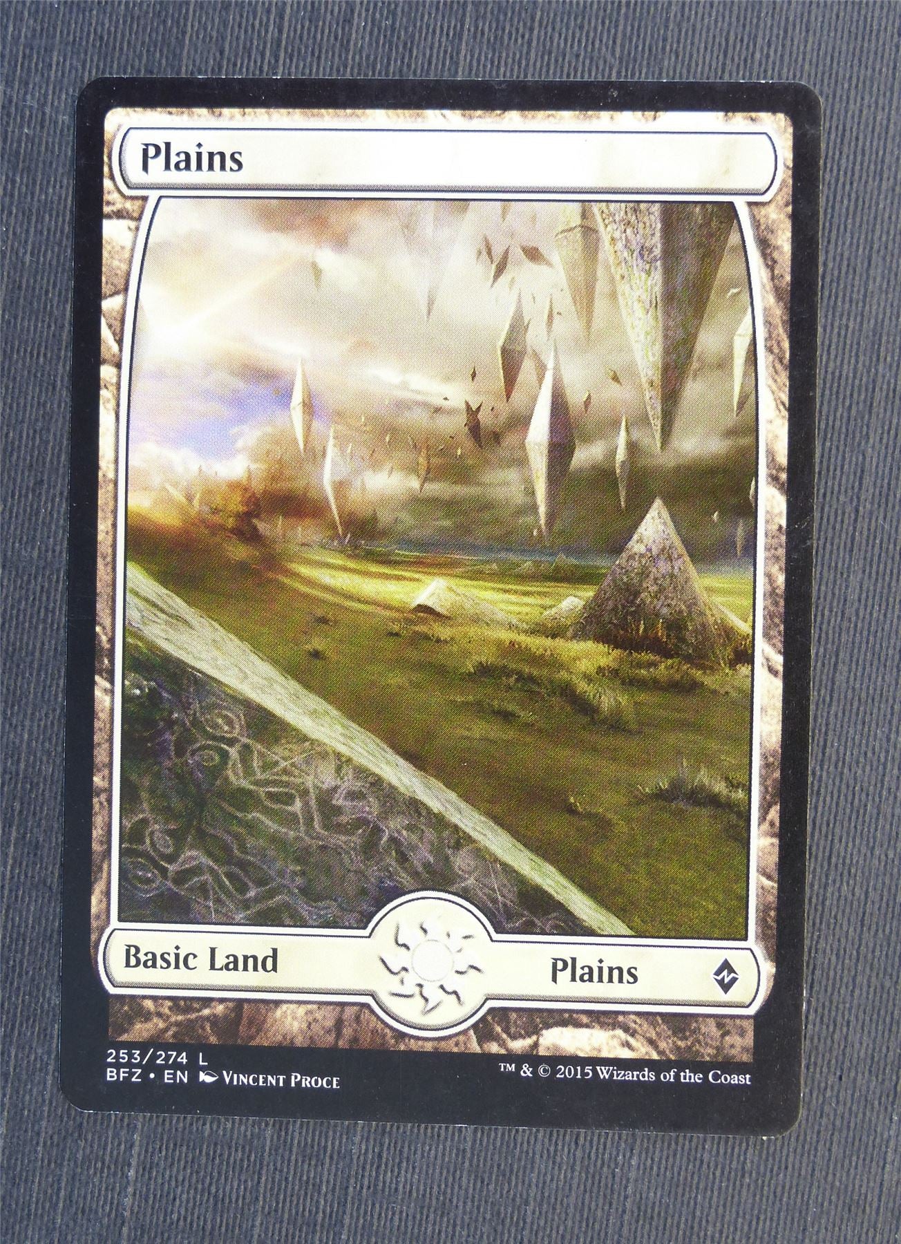 Plains Full Art 253/274 - Mtg Magic Cards #5E4