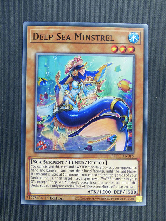 Deep Sea Minstrel - ETCO - 1st ed Yugioh Card