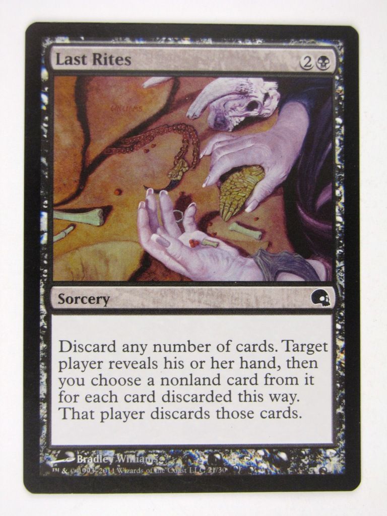Mtg FOIL - LAST RITES - played