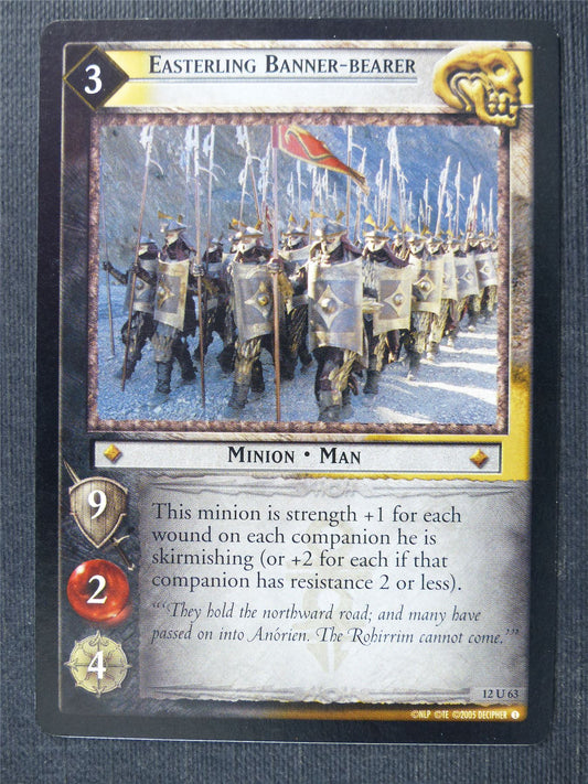 Easterling Banner-Bearer 12 U 63 - LotR Cards #2UQ