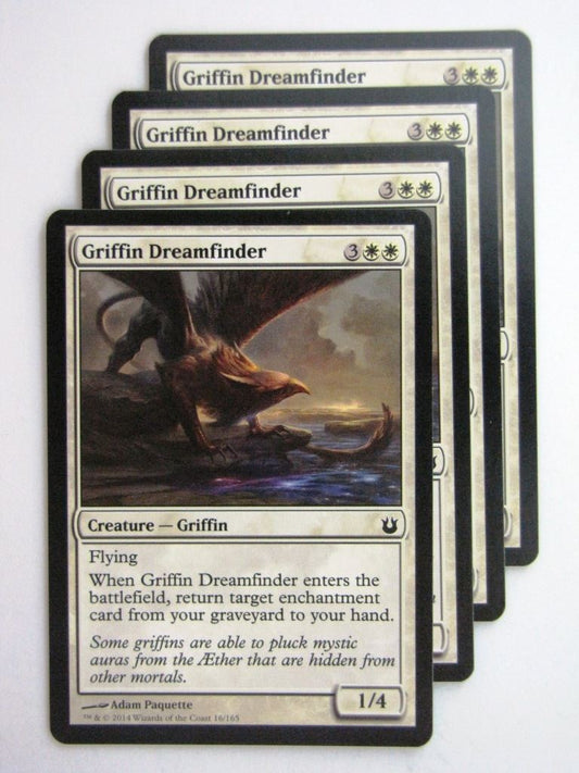 MTG Magic Cards: GRIFFIN DREAMFINDER x4 Born of the Gods playset # 24C32