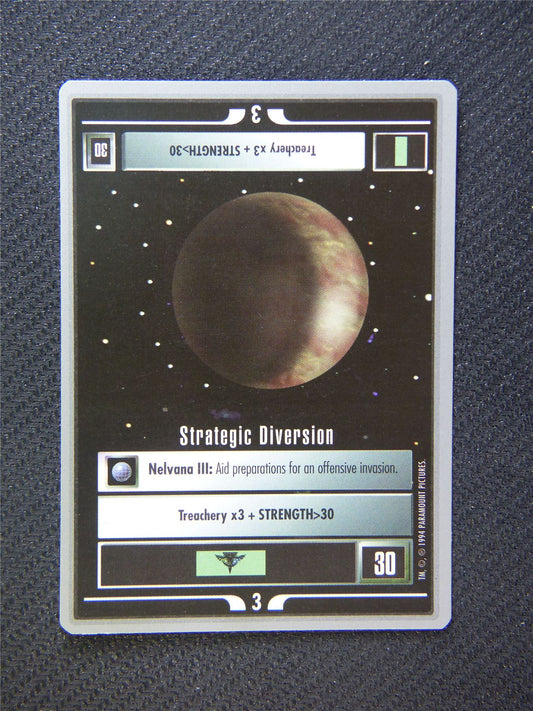 Strategic Diversion - Star Trek Silver Border Card Decipher #2EQ