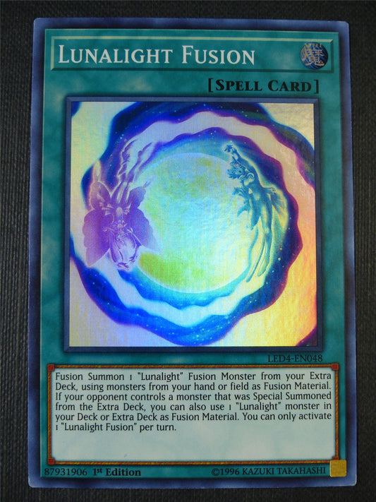 Lunalight Fusion LED4 Super Rare - 1st ed Yugioh Card #7N5