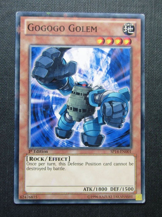 Gogogo Golem SP14 Starfoil Rare - 1st ed - Yugioh Cards #16I