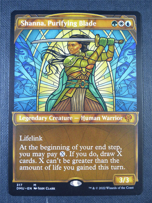 Shanna Purifying Blade Showcase - Dominaria United Mtg Card #7EZ