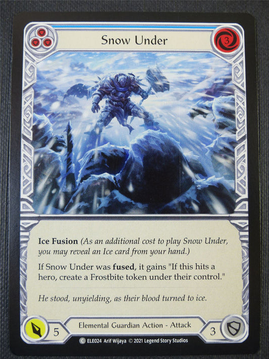 Snow Under - Blue - Tales of Aria 1st ed - Flesh and Blood Card #654