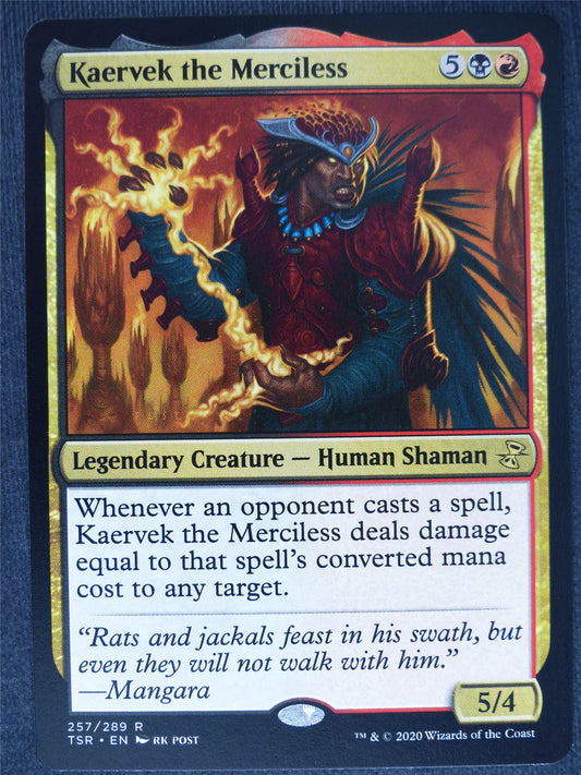 Kaervek the Merciless - Remastered - Mtg Magic Cards #JV