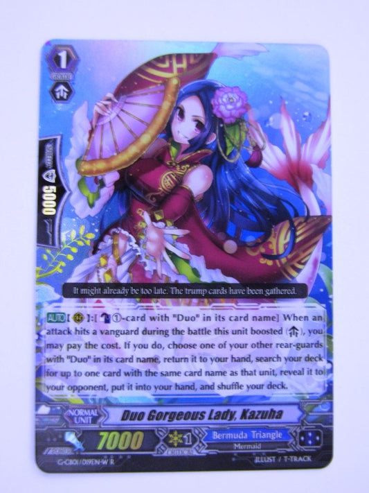 Vanguard Cards: DUO GORGEOUS LADY, KAZUHA G-CB01 R # 7D82