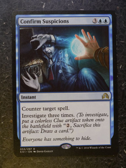 MTG Magic Cards: CONFIRM SUSPICIONS # 6D77