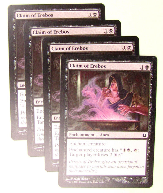 MTG Magic the Gathering Born of the Gods: Claim of Erebos x4