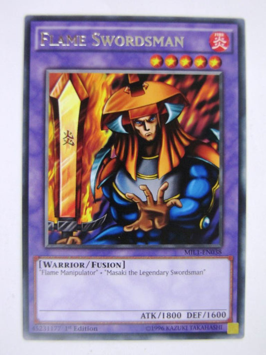 Yugioh Cards: FLAME SWORDSMAN MIL1 RARE # 10A48