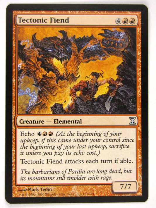 MTG Magic: The Gathering Cards: TECTONIC FIEND: TSP