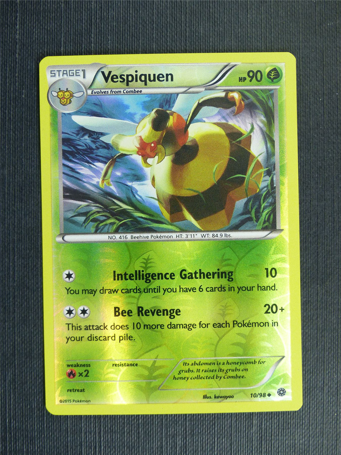 Vespiquen 10/98 Reverse Holo - Pokemon Cards #1M1