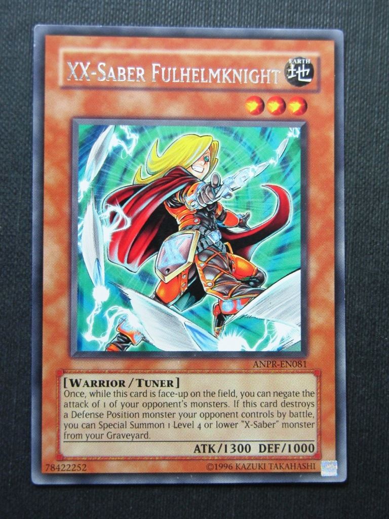 XX-Saber Fulhelmknight ANPR Rare - Yugioh Cards #16R