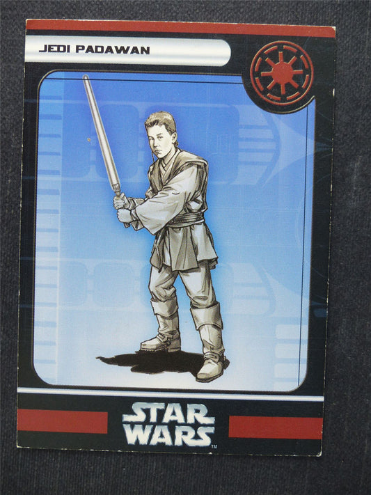 Jedi Padawan 27/60 - Star Wars Miniatures Spare Cards #A6