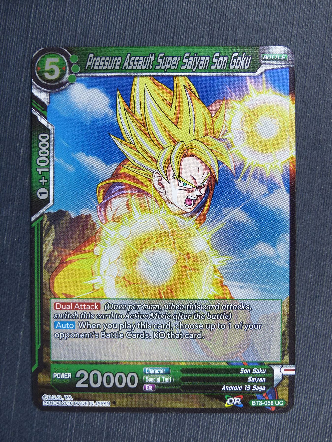 Pressure Assault Super Saiyan Son Goku UC Foil - Dragon Ball Super Cards #44X
