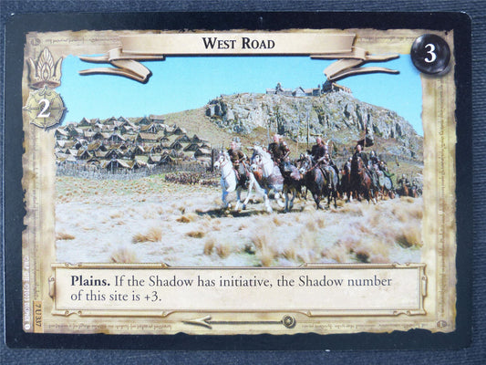 West Road 7 U 337 - played - LotR Cards #IY