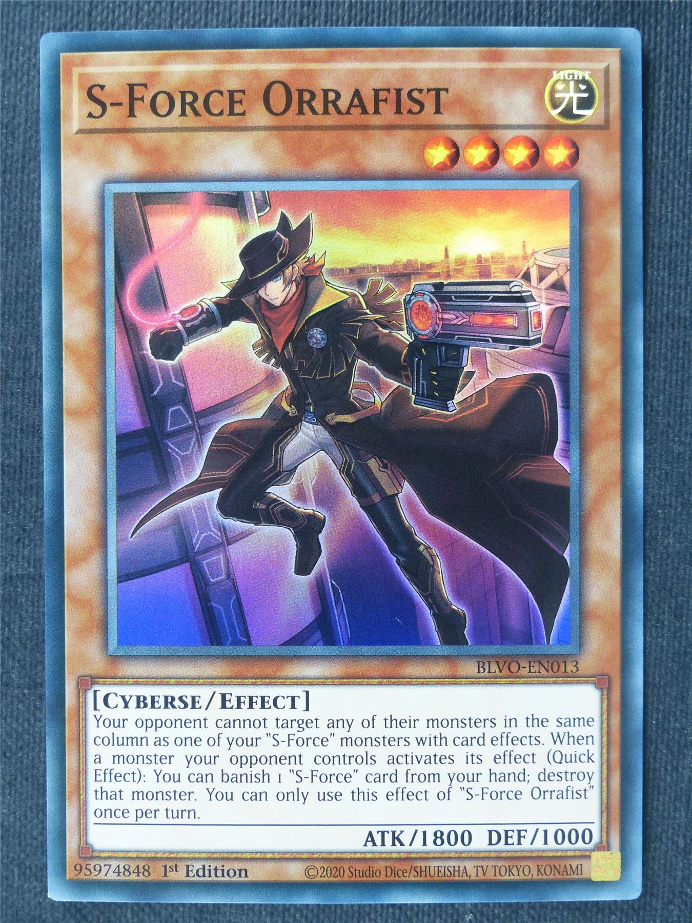 S-Force Orrafist BLVO Super Rare - 1st ed Yugioh Cards #37X