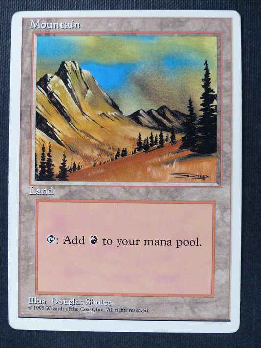Mountain - Fourth Ed - Mtg Card #20C
