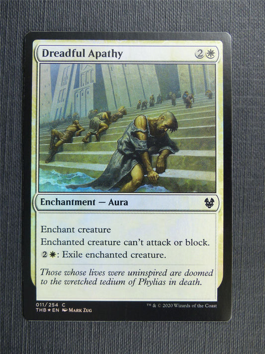 Dreadful Apathy Foil - Theros Collector Ed - Mtg Magic Cards #3O1
