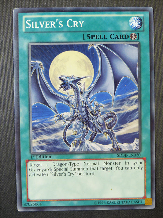 Silver's Cry SDBE - 1st ed Yugioh Card #8F2