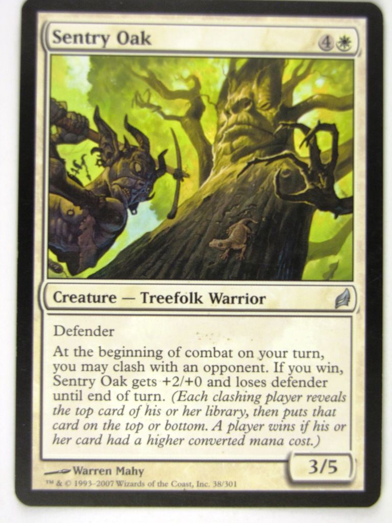 MTG Magic: the Gathering Cards: SENTRY OAK: LRW