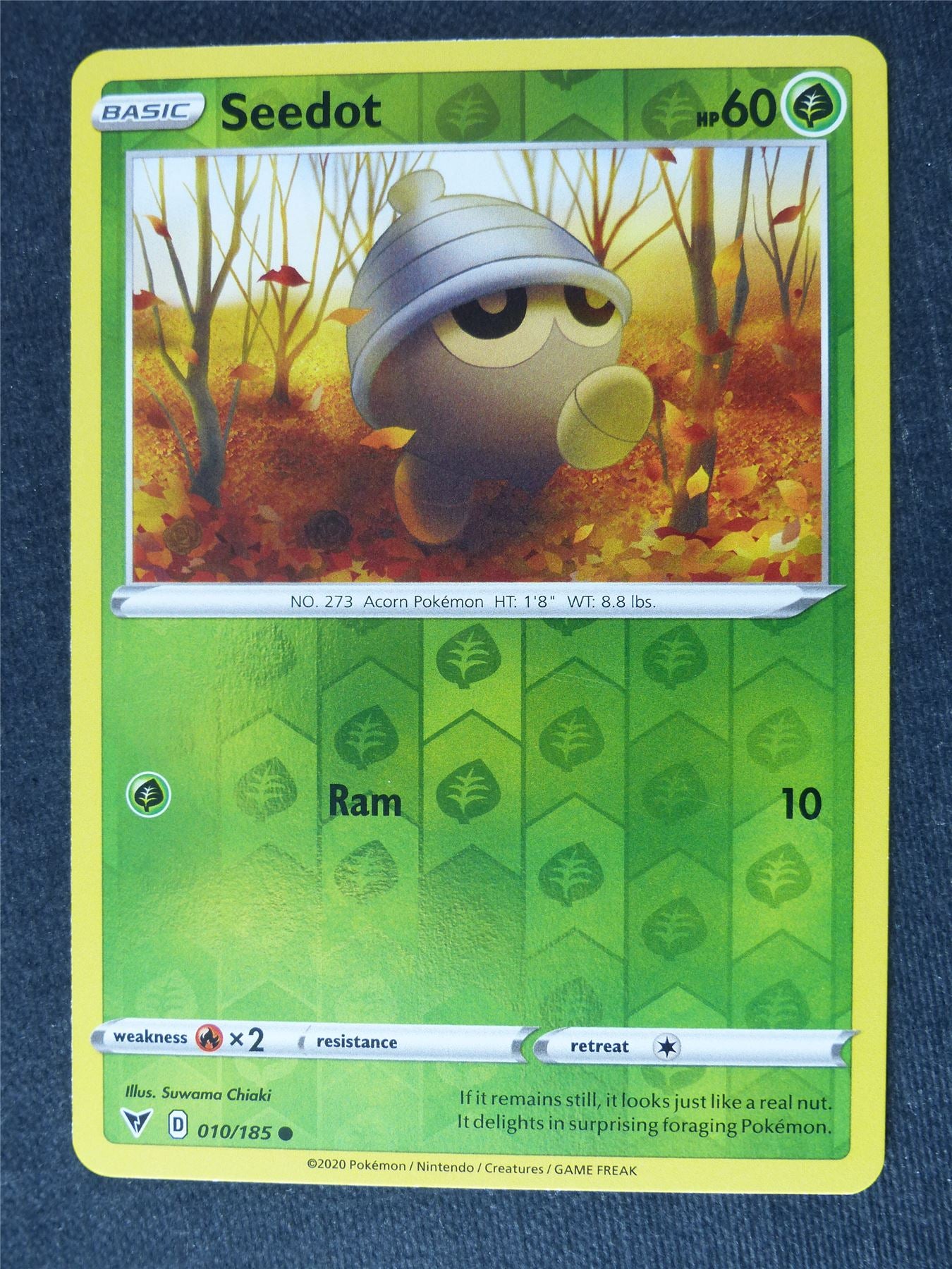 Seedot 010/185 Reverse Holo - Pokemon Cards #N4