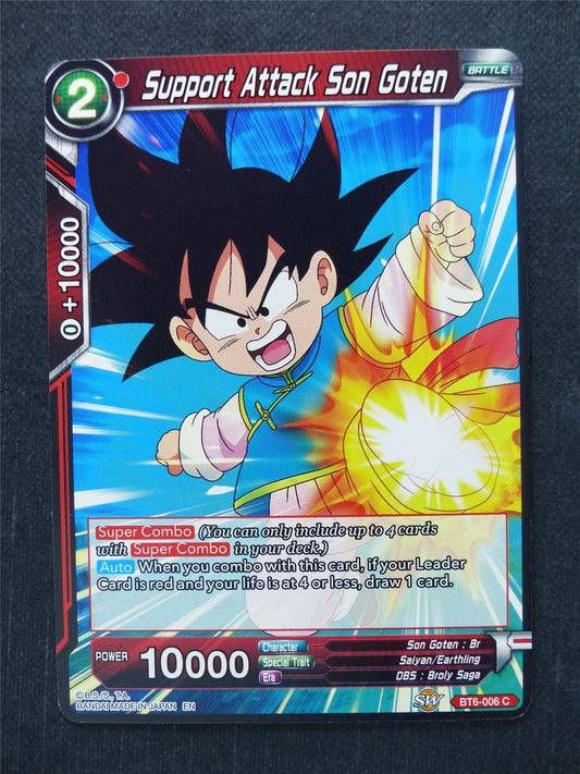 Support Attack Son Goten - Dragon Ball Super Cards #9J