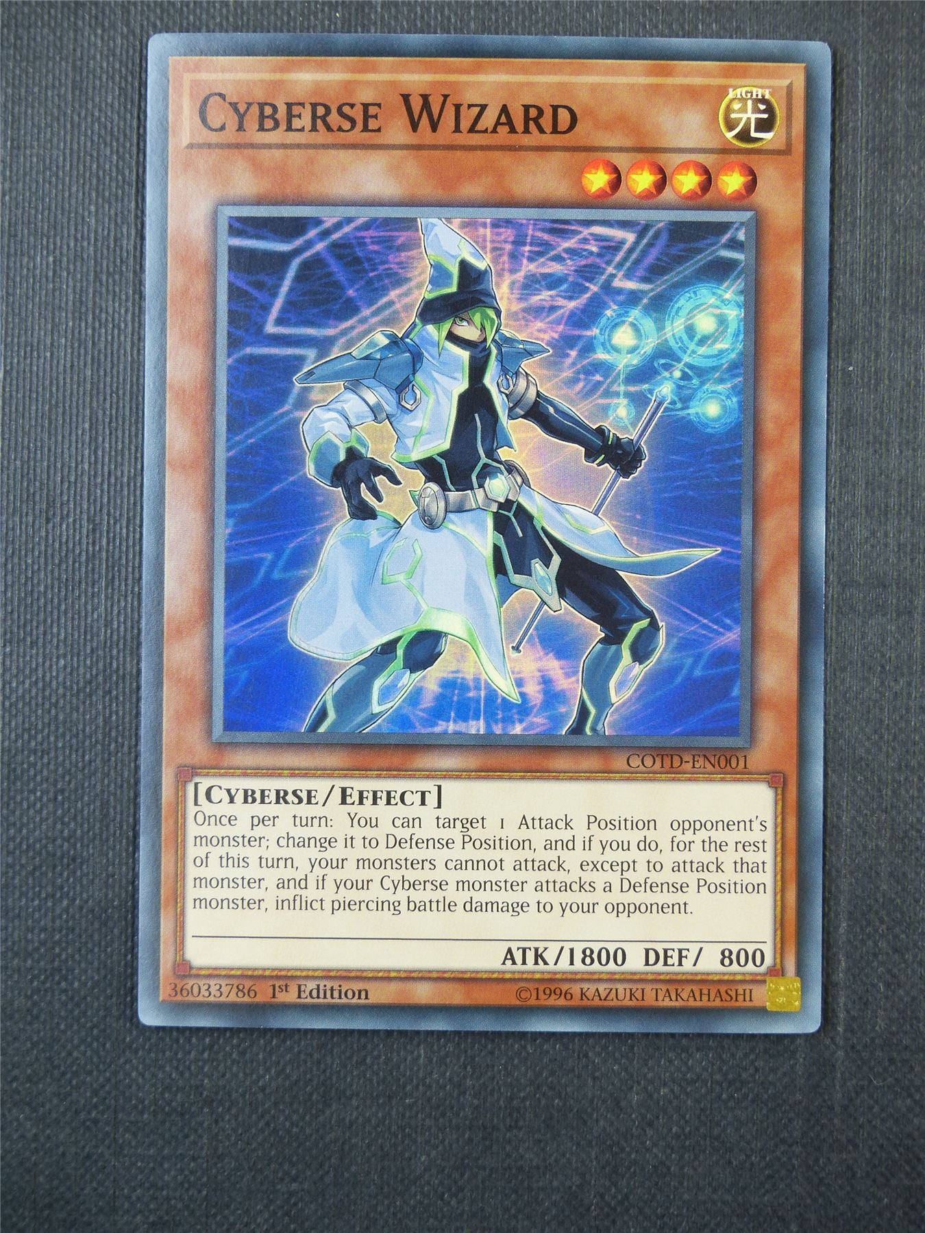 Cyberse Wizard - Yugioh Card #9L4