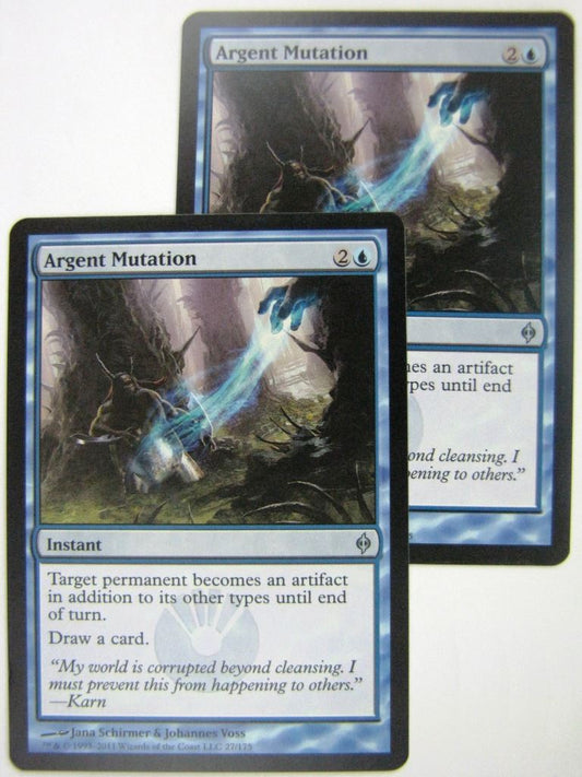 MTG Magic Cards: ARGENT MUTATION x2 # 8F27