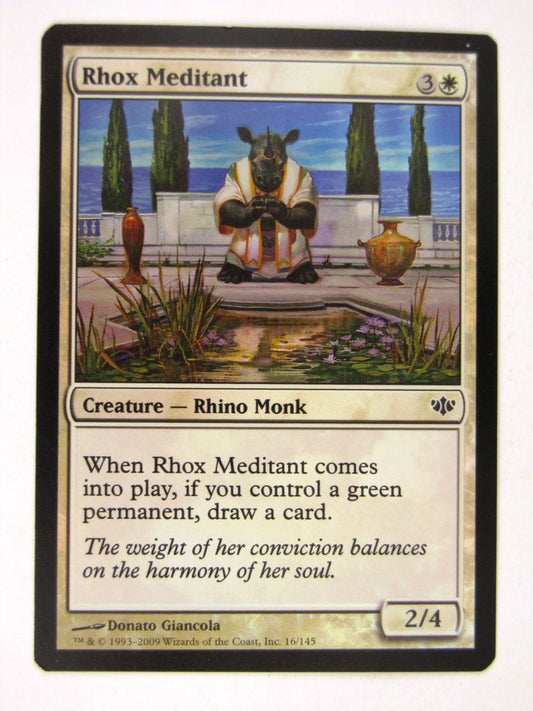 Mtg FOIL - RHOX MEDITANT - played