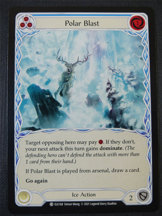 Polar Blast - Blue - Tales of Aria 1st ed - Flesh and Blood Card #64S