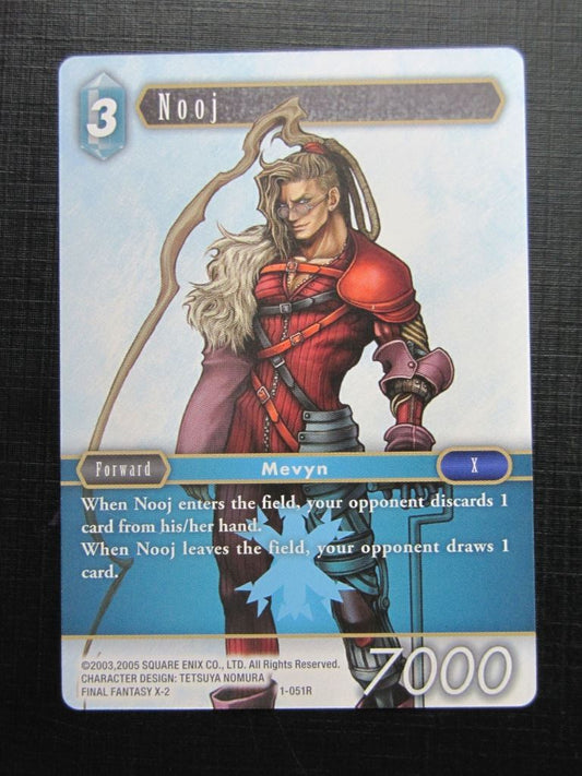 Final Fantasy Cards: NOOJ 1-051R # 25B46