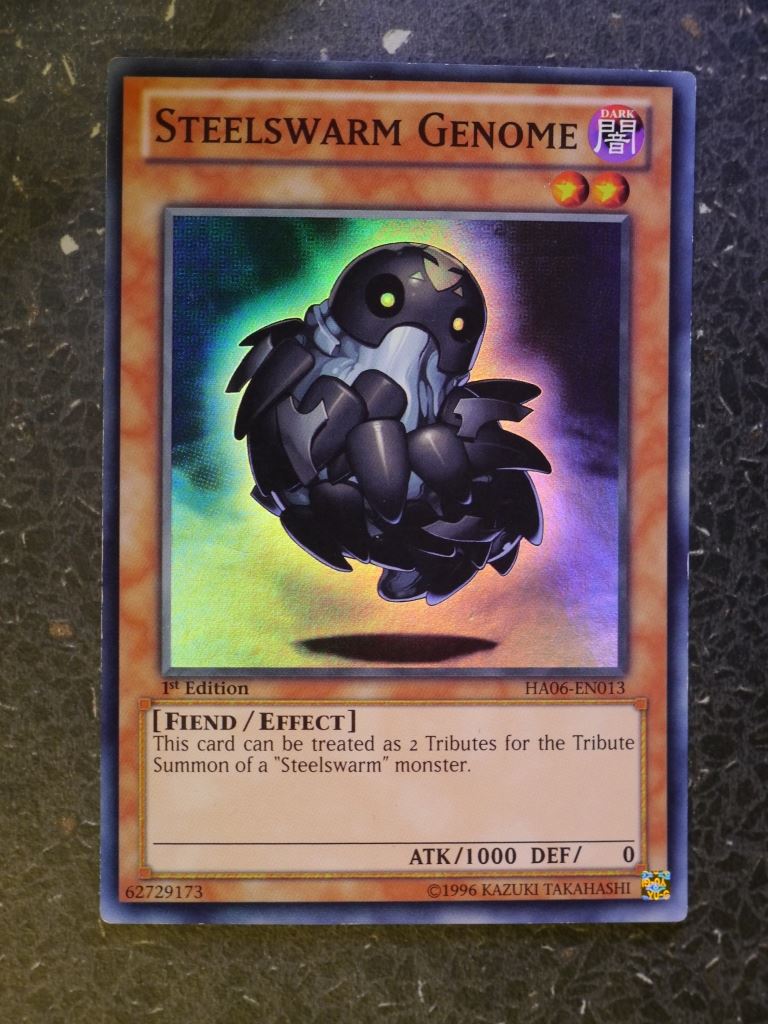 Yugioh Cards: STEELSWARM GENEOME HA06 SUPER  RARE # 3B36