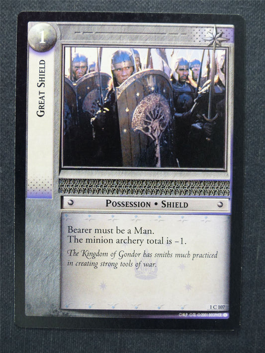 Great Shield 1 C 107 - LotR Cards #OP