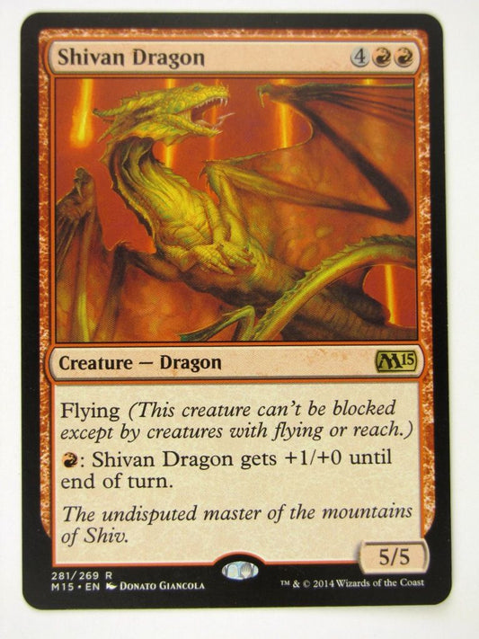 MTG Magic Cards: SHIVAN DRAGON # 14E85