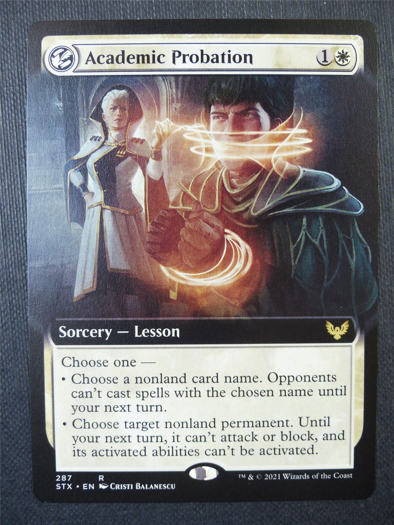 Academic Probation Extended art - Mtg Card #8AV