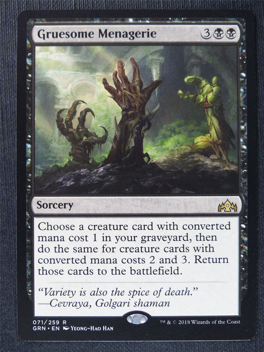 Gruesome Menagerie - Mtg Magic Cards #1BC