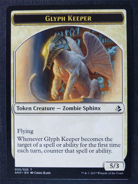 Glyph Keeper / Warrior Token - Mtg Magic Cards #1R8