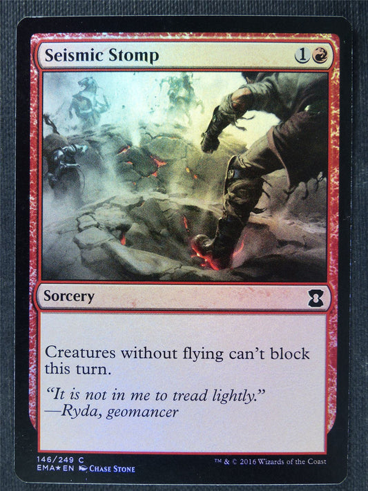 Seismic Stomp Foil - Mtg Magic Cards #QL