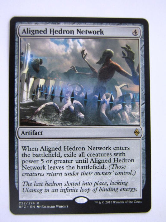 MTG Magic Played Cards: ALIGNED HEDRON NETWORK # 6D61