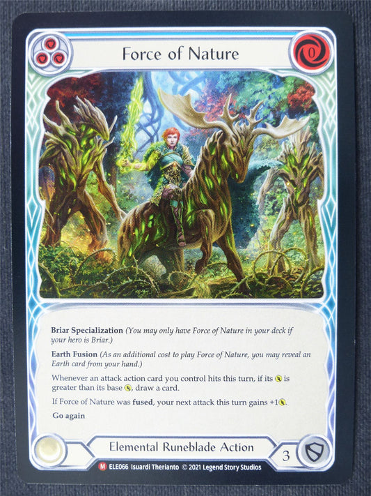 Force of Nature M Blue - 1st Ed Tales of Aria - Flesh and Blood