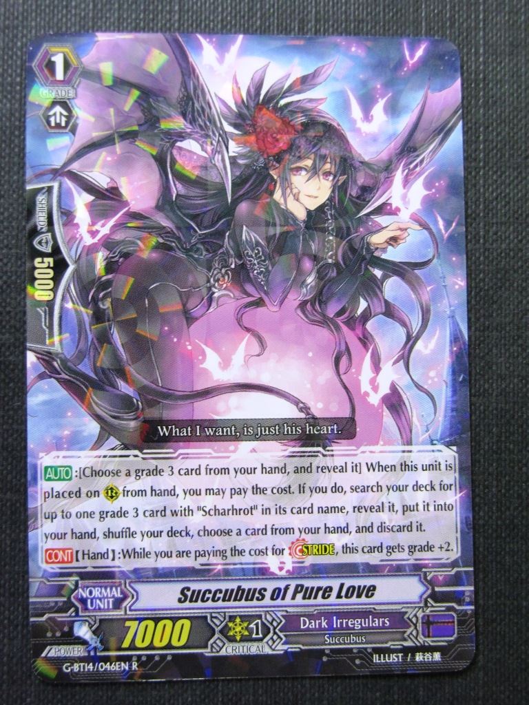 Succubus of Pure Love G-BT14 R - Vangaurd Cards # 6F20